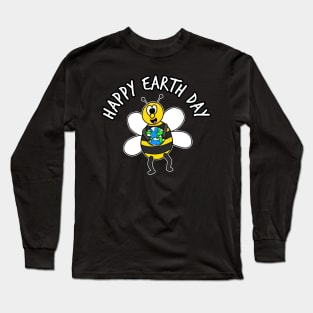 Earth Day Bee Long Sleeve T-Shirt